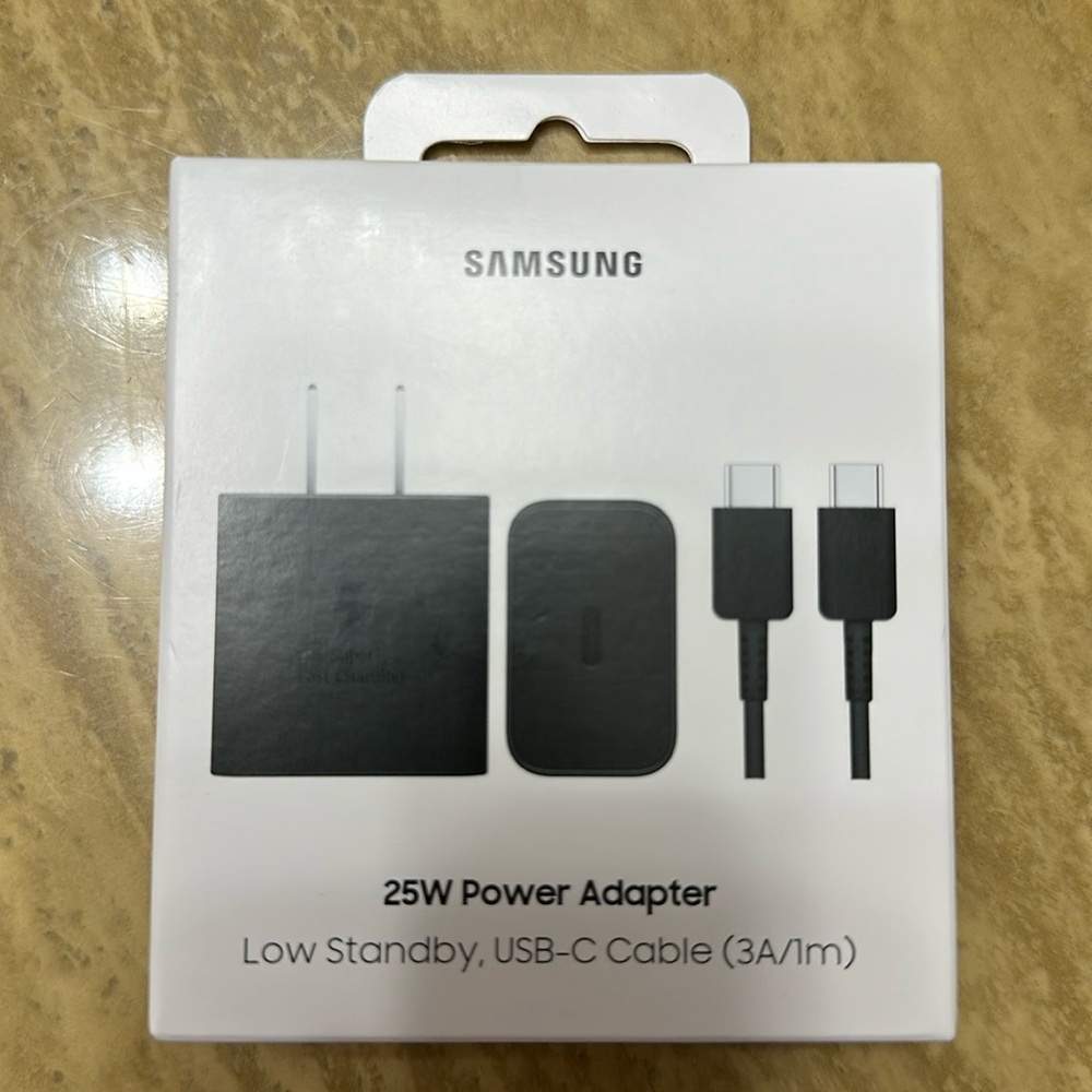 25w PD Power Adapter with USB C Cable,Black
Unopened
New in box